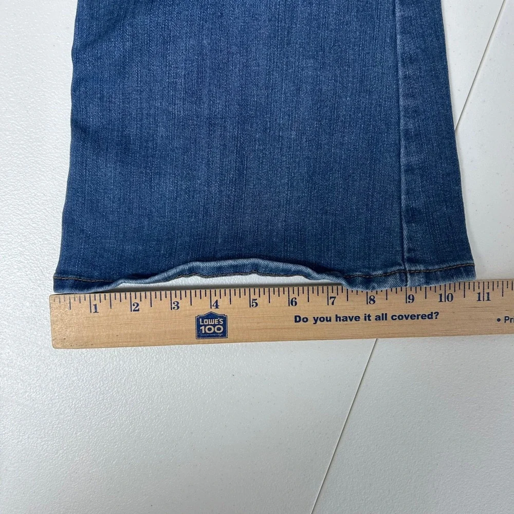 S.O.N.G. Flare Jeans Womens 00/23‎ Blue Lace-Up Back High Rise Fit N Flare